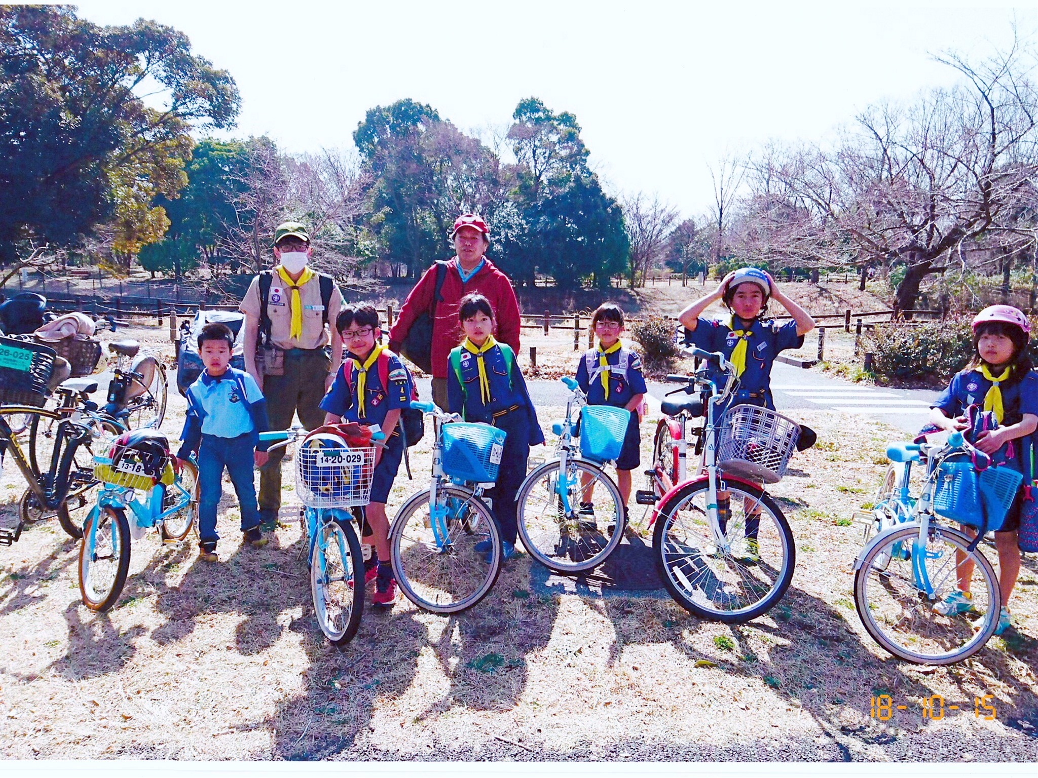 2018年3月昭和記念公園サイクリング